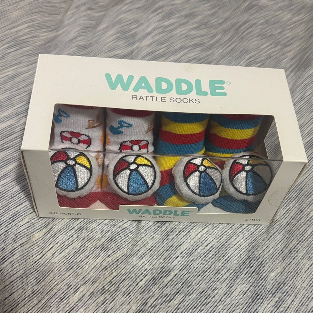 Beach Rattle Socks for baby